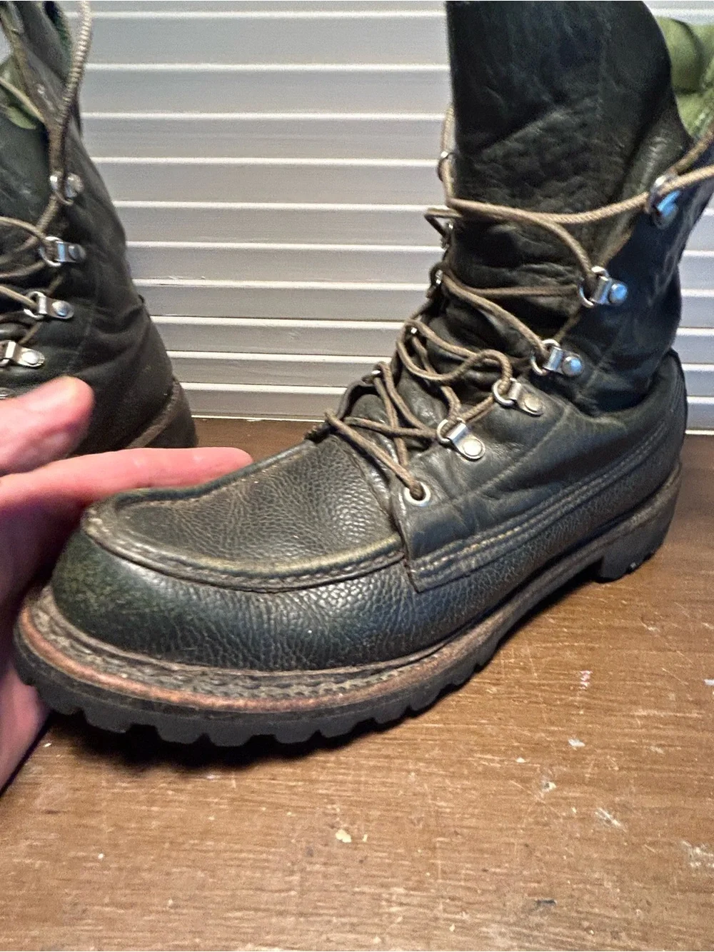 Vintage Red Wing Irish Setter Sport Boot Dark Green Size 9 Rare Made in USA